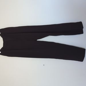 Black pleated pant